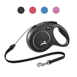 Повідець-рулетка Flexi New Classic S Long cord для собак дрібних порід довгий трос 8 м до 12 кг