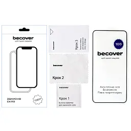 Скло захисне BeCover 10D Samsung Galaxy A37 SM-A376 Black (714917) - мініатюра 2