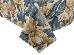 Скатертина Lefard Home Textile Versalles Flor Oceano 140х140 см водовідштовхувальна (715-307) - мініатюра 2