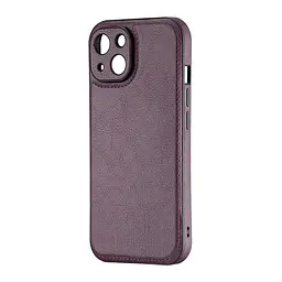 Чохол Jinduka Leather Protected Camera iPhone 15 Purple