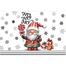 Набір серветок сервірувальних Ardesto Christmas Santa сірий 30 х 45 см 2 шт. (ART15SN)