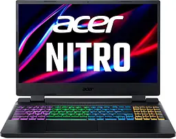 Ноутбук Acer Nitro 5 AN515-58 15.6' FHD IPS, Intel i7-12650H, 16GB, F1TB, NVD4050-6, Lin, чорний (NH.QLZEU.009)