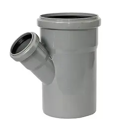 Трійник для внутрішньої каналізації VITOPlast ⌀ 110х50 мм 45º 30412