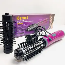 Фен щетка для укладки волос Kemei KM 8000 - мініатюра 3