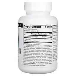 Амінокислота Source Naturals L-Tryptophan 500 мг 120 капсул - мініатюра 2