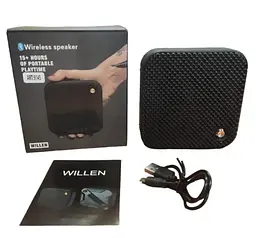 Портативна колонка Willen Міні колонка музична бездротова з Bluetooth - мініатюра 4