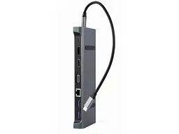 Мультипортовий адаптер Cablexpert A-CM-COMBO9-02 - мініатюра 2