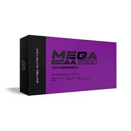 Лейцин, ізолейцин та валін Scitec Nutrition Mega BCAA 2300, 120 капсул для підтримки м'язової маси