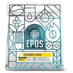 Кава в зернах EPOS COLOMBIA INDIO свіжообсмажена 100% арабіка 1 кг
