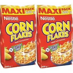 Готовий сухий сніданок Nestle Corn Flakes з вітамінами 600 г - мініатюра 2