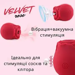 Вакумний стимулятор клітора I'MCUM Velvet Rose (7970379617734) - мініатюра 3