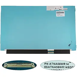 Матриця 15.6" ATNA56WR14 (3840*2160 40pin(eDP) OLED SLIM(без планок та вушок) глянець роз'єм справа внизу) для ноутбука