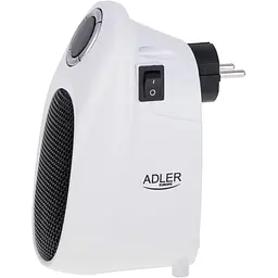 Тепловентилятор керамічний обігрівач Adler AD 7749 1500Вт до 32 кв.м таймер таймер - мініатюра 3