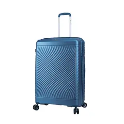 Валіза велика Snowball Snowball 49703 з поліпропілену 105+18 л 76×51×30 см Синій - мініатюра 2