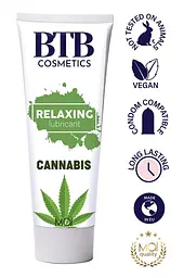 Змазка на гібридній основі BTB Relaxing Lubricant Cannabis (100 мл). Розслаблення, зволоження та тривале ковзання