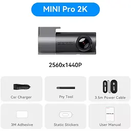 Відеореєстратор DDPAI Dashcam Mini Pro 2K - мініатюра 3