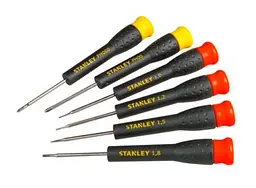 Набір викруток точної механіки Stanley SL1,0, SL1,2, SL1,5, SL1,8, PH000, PH00