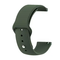 Силіконовий ремінець BeCover для Xiaomi Amazfit Bip/Bip Lite/Bip S Lite/GTR 42mm/GTS/TicWatch S2/TicWatch E Khaki (706204) - мініатюра 1