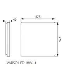 Вуличний світильник Kanlux 26980 Varso LED 18W-NW-L-SE - мініатюра 2