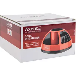 Підставка-органайзер для канцелярських приладів Axent Duoton 11 відділень 17x17x12 см синя 2204-47-A - мініатюра 2