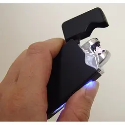 Електроімпульсна запальничка дугова usb чорна в подарунковій упаковці ARC Lighter 315 - мініатюра 7