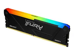 Модуль пам'яті Kingston FURY 64 GB (2x32GB) DDR4 3200 MHz Beast Black RGB (KF432C16BB2AK2/64) - мініатюра 3