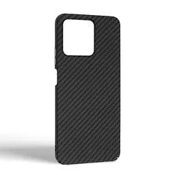 Карбоновый чехол для Realme C35, LikeCarbon, черный, панель, защитный чехол-накладка, ультратонкий и легкий, противоударный, обеспечивает защиту от ударов, падений и царапин, ArmorStandart (ARM71937) - мініатюра 2