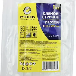 Клейові стрижні Сталь 11.2 x 300 мм 1 кг (97526) - мініатюра 2
