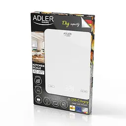 Ваги кухонні Adler AD 3177 white - мініатюра 10