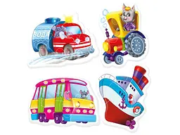 Бебі Пазли VLADI TOYS "Машини-помічники" VT1106-78 - мініатюра 2