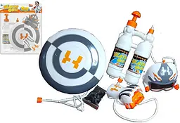 Водяна зброя рукавички зі щитом, маскою й балоном WATER GUN - мініатюра 2