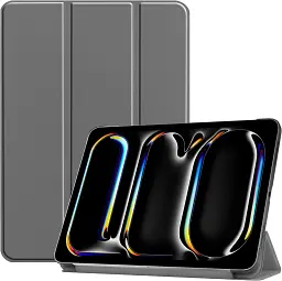 Чохол до планшета BeCover Smart Case Apple iPad Pro 11" M4 2024 Grey (711625) - мініатюра 2