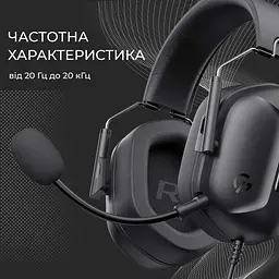 Ігрові навушники GamePro Genesis Hunter Black (HS1350B) [138320] - мініатюра 6