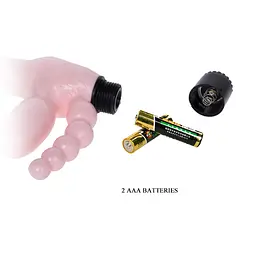 Жіночий страпон LyBaile Super Straples Dildo With Anal Plug 24.8 см тілесний - мініатюра 7