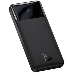 Зовнішній акумулятор Baseus PowerBank Bipow Overseas 15W 10000mAh Black (PPBD050001) - мініатюра 2