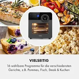 Аерогриль-фритюрниця Klarstein AeroVital Cube Chef 1700 Вт (10034217) - мініатюра 6