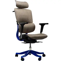 Геймерське крісло GT Racer X-626 Gray/Blue [122619] - мініатюра 2