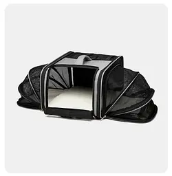Сумка-рюкзак для домашніх тварин Voyager Pet LVT24013 Grey - мініатюра 2