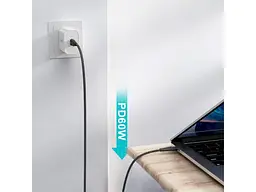 Кабель USB Type-C Choetech USB Type-C to USB Type-C 60W 1.2m Black (XCC-1003) - мініатюра 8