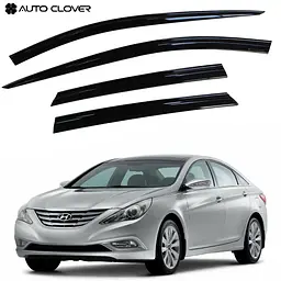 Дефлектори вікон вітровики для Hyundai Sonata YF 2009-2015 4 шт (Auto Clover)