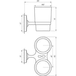 Стакан Perfect Sanitary Appliances RM 1801 - мініатюра 2