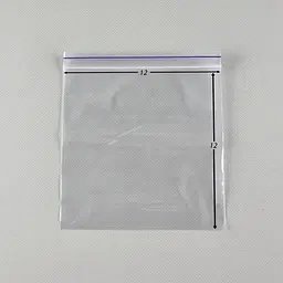 Пакети Zip-Lock прозорі 12x12 см, 100 шт, 50 мкм, поліетиленові пакети із застібкою - мініатюра 2