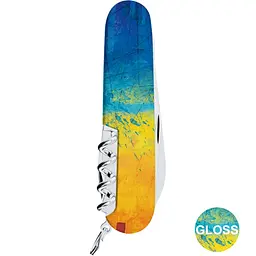 Ніж Victorinox Climber Ukraine 91мм 14функ Жовто-синій малюнок - мініатюра 3