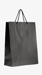 Пакет Новорічний подарунковий 755L Чорний shop (2000999333569)