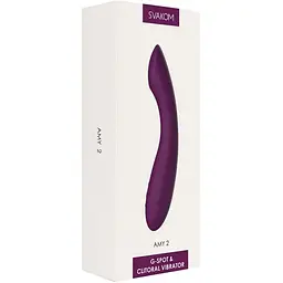 Вібратор для точки G Svakom Amy 2 Violet з інтелектуальним режимом стимуляції - мініатюра 8