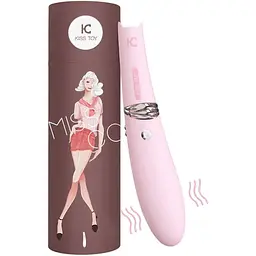 Вакуумний стимулятор з вібрацією KisToy Miss CC Pink - мініатюра 6