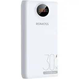 Зовнішній акумулятор Romoss SW20SPro 20000mAh 30W White [PSW20-392-1133H] [120790] - мініатюра 2