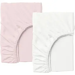 Набір простирадл на резинці Cosas набір WHITE/ROSE 60х120х12 см (SetSheet_White_Rose_120x60)