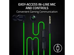 Навушники з мікрофоном Razer Hammerhead V3 Green/Black (RZ12-05590100-R3AC) - мініатюра 6