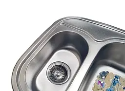 Кухонна мийка Romzha Rampa 1.5C Satin RO49673, Сірий - мініатюра 10